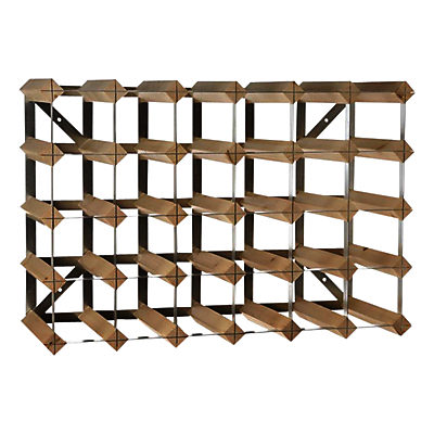 Traditional Wine Rack Co. Redwood Wine Rack, 30 Bottle, Light Wood Traditional Wine Rack Co. Redwood Wine Rack, 30 Bottle, Light Wood